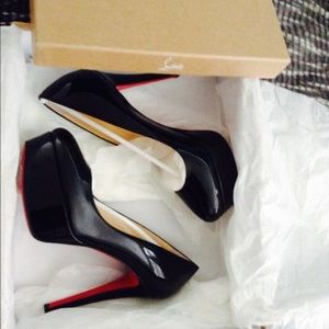 Christian Louboutin Bianca 120 patent calf pumps